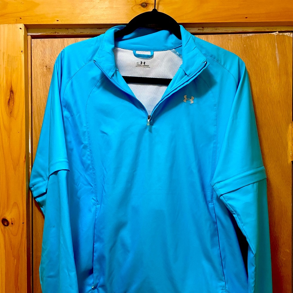 Under Armour Womens half zip jacket with removable half sleeves